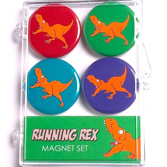 Running T. rex Magnet Set- various colors