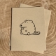 Beaver Notecard- Woodland Critters Beaver card Beaver Notecard on kraft cardstock