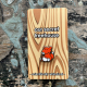 Fox Enamel Pin - Woodland Critters Series Two Fox Enamel Pin on printed cardstock