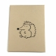 Hedgehog notecard- Woodland Critters Series Two on kraft cardstock