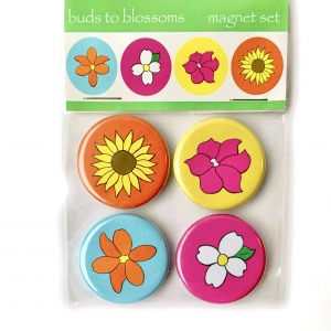 Flower Magnets- Buds to Blossoms Magnet Set