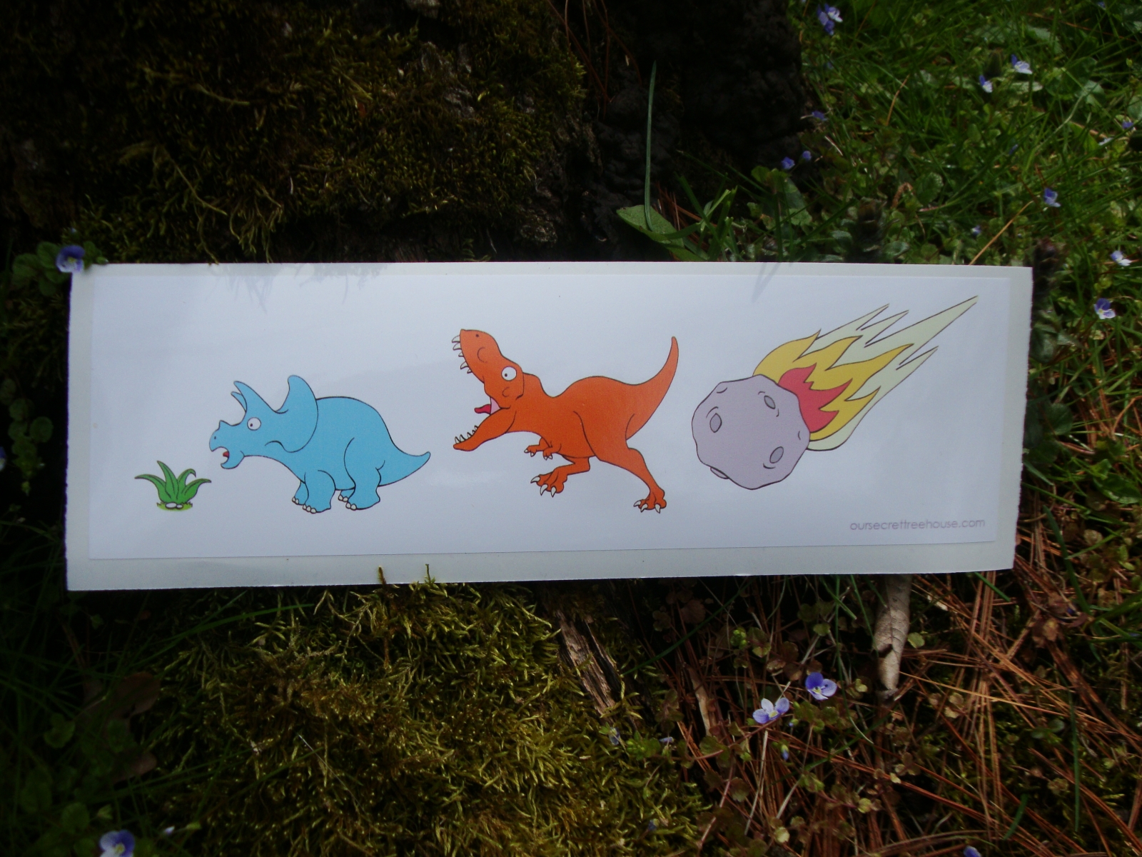 Vinyl Dinosaur Bumper Sticker Food Chain Dinosaur Bumper Sticker Our Secret Treehouse Vinyl Dinosaur Bumper Sticker Food Chain Dinosaur Bumper Sticker Our Secret Treehouse